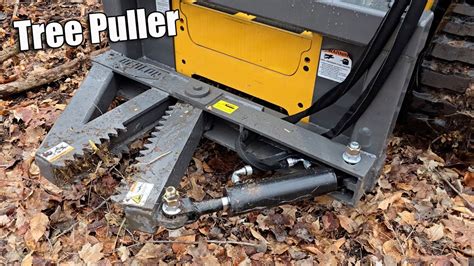 is a skid steer better than a tractor|tree puller for skid steer.